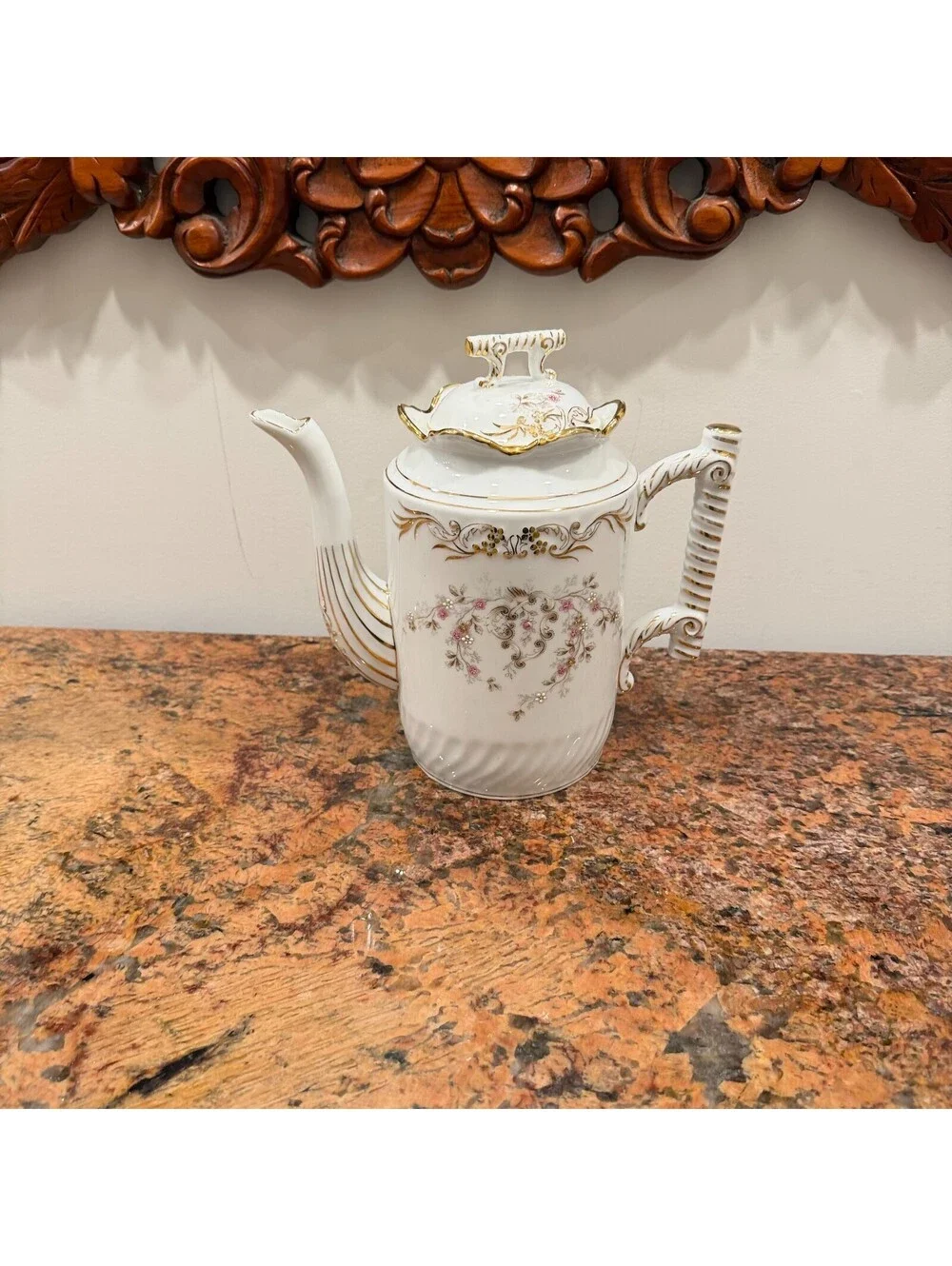 Vintage Gesetzlich Geschützt Porcelain Tea Pot